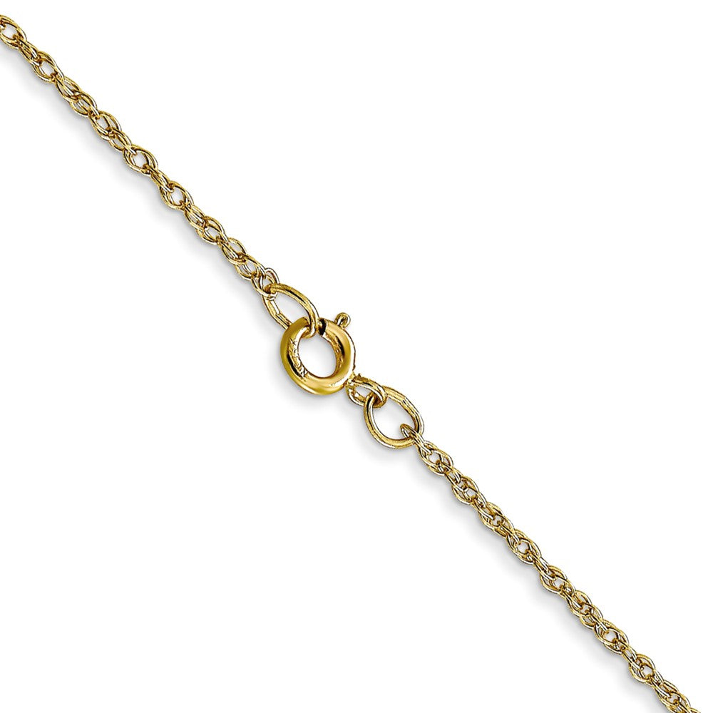 10k Yellow Gold 0.95 mm Carded Cable Rope Chain
