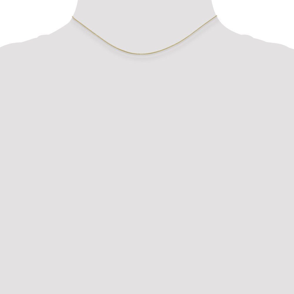 10k Yellow Gold 0.5 mm Box Chain (0.74 grams)