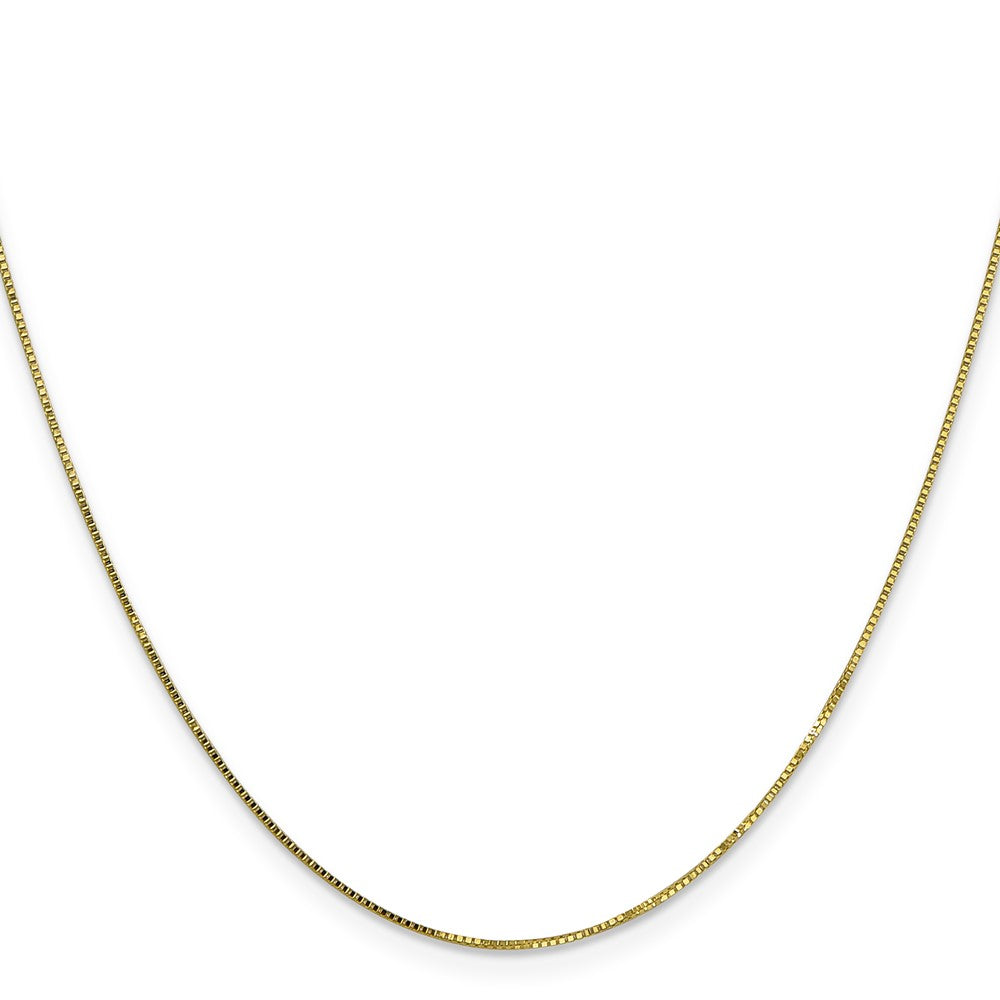 10k Yellow Gold 0.7 mm Box Chain (1.14 grams)