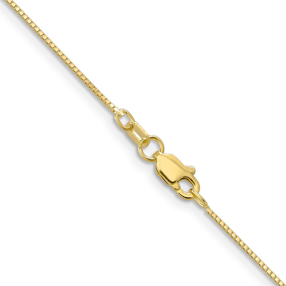 10k Yellow Gold 0.7 mm Box Chain (1.14 grams)