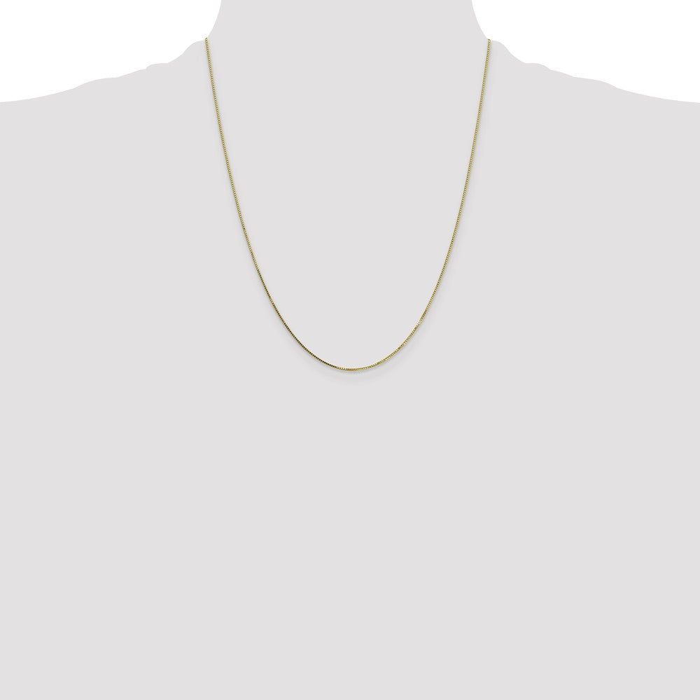 10k Yellow Gold 0.7 mm Box Chain (1.14 grams)
