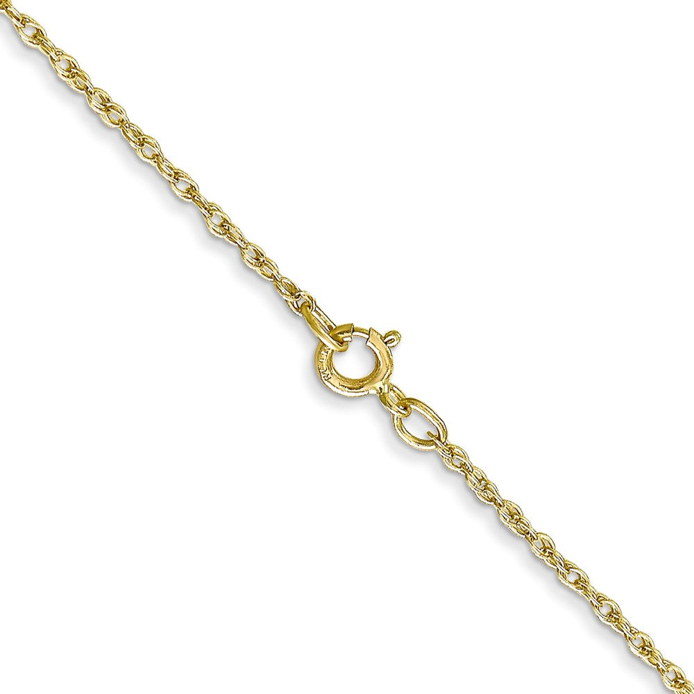 10k Yellow Gold 0.8 mm Lite-Baby Rope Chain (0.7 grams)