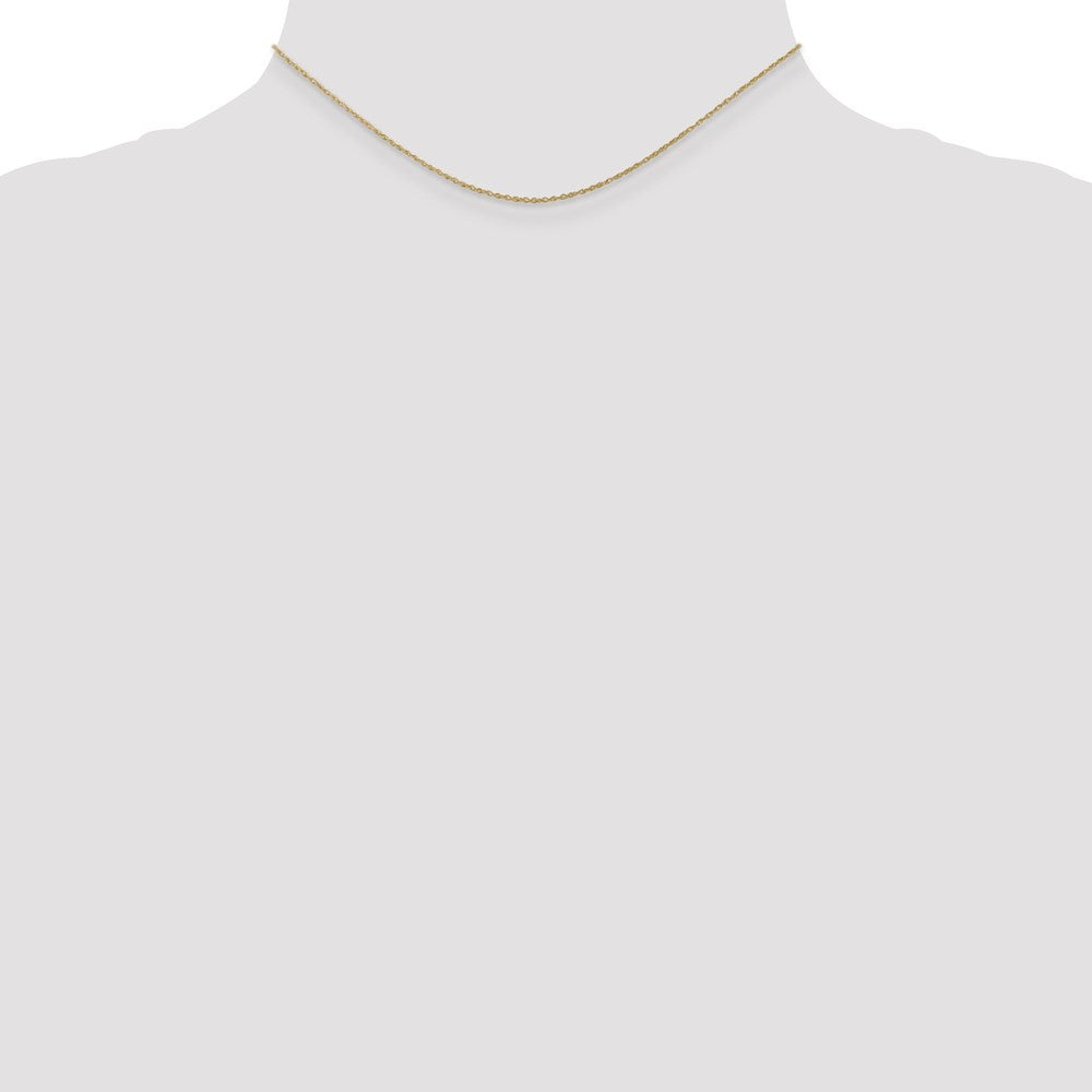 10k Yellow Gold 0.8 mm Lite-Baby Rope Chain (0.7 grams)
