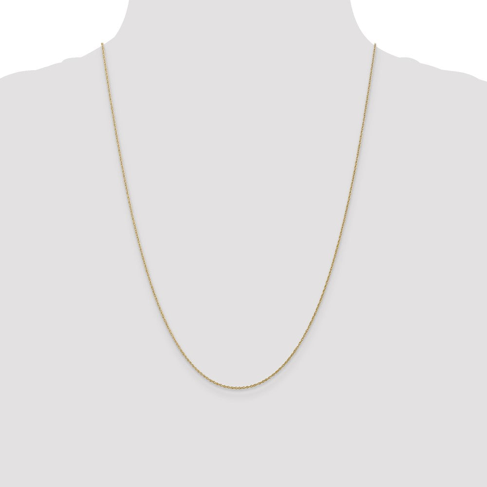 10k Yellow Gold 0.8 mm Lite-Baby Rope Chain (0.7 grams)