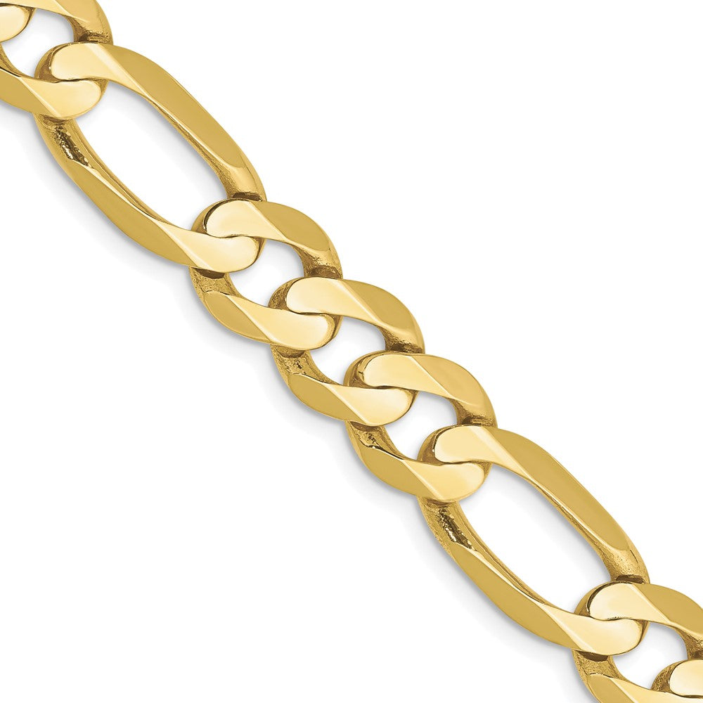 10k Yellow Gold 8.75 mm Concave Open Figaro Chain (41.67 grams)