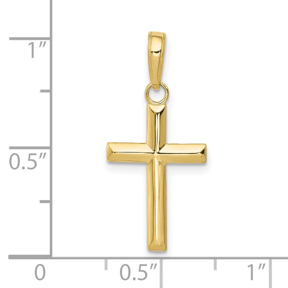 10k Yellow Gold 11 mm Small Cross Pendant (0.53 grams)