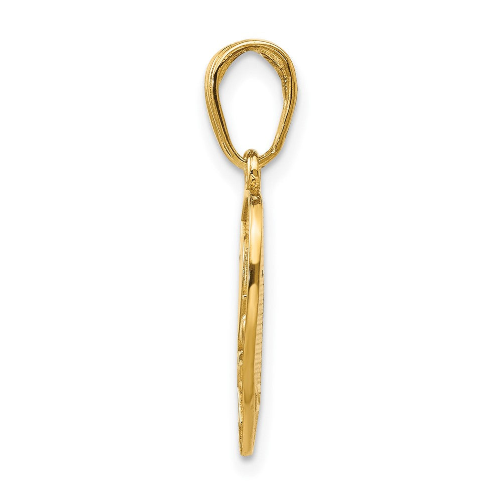 10k Yellow Gold 9 mm I LOVE YOU 2 Piece Break-A-Part Charm (1.31 grams)