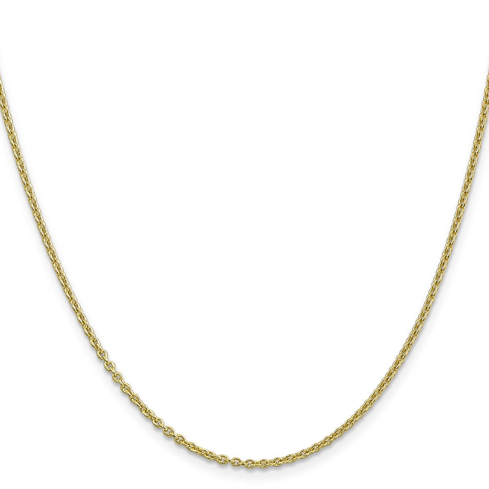 10k Yellow Gold 1.8 mm Forzantine Cable Chain (3.72 grams)