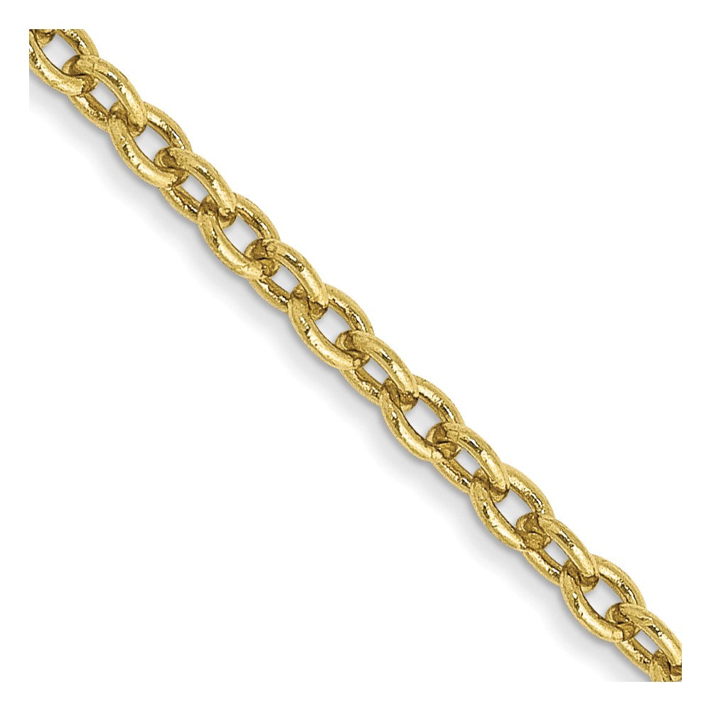 10k Yellow Gold 1.8 mm Forzantine Cable Chain (3.72 grams)