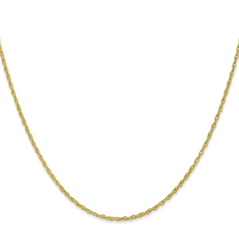 10k Yellow Gold 1.3 mm Heavy-Baby Rope Chain (1.69 grams)