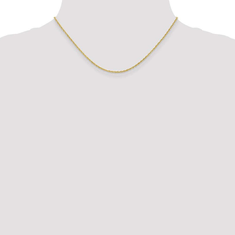 10k Yellow Gold 1.3 mm Heavy-Baby Rope Chain (1.69 grams)