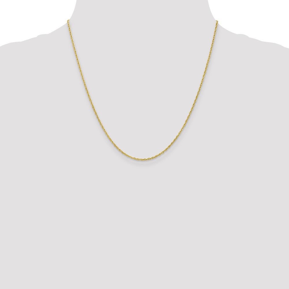 10k Yellow Gold 1.3 mm Heavy-Baby Rope Chain (1.69 grams)