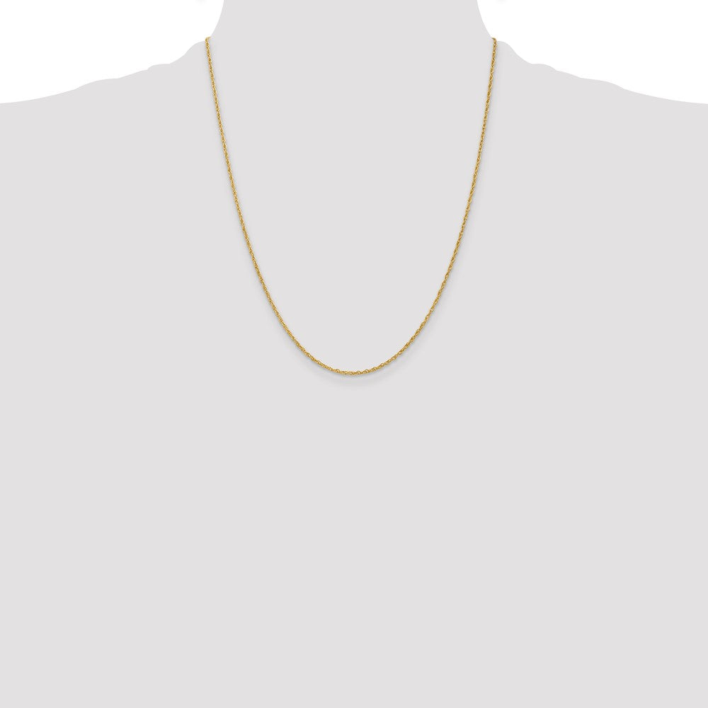 10k Yellow Gold 1.3 mm Heavy-Baby Rope Chain (1.69 grams)