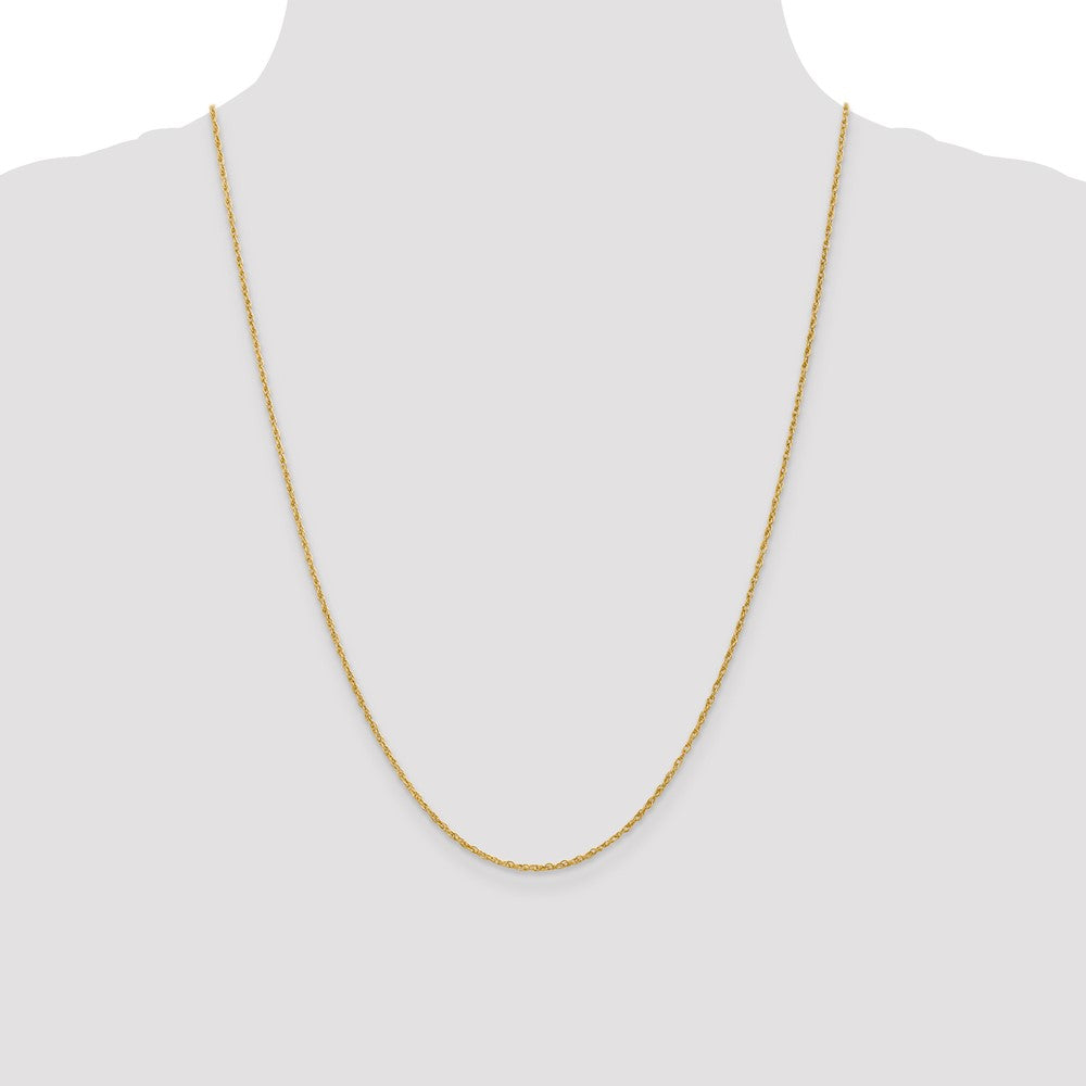 10k Yellow Gold 1.3 mm Heavy-Baby Rope Chain (1.69 grams)