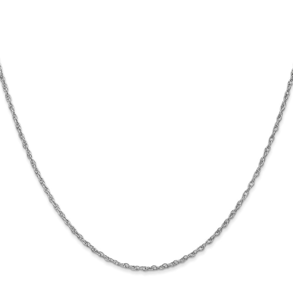 10k White Gold 1.3 mm Heavy-Baby Rope Chain (1.65 grams)