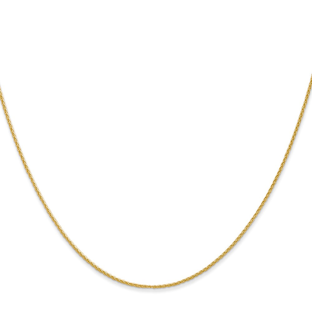 10k Yellow Gold 1 mm Parisian Wheat Chain (1.6 grams)