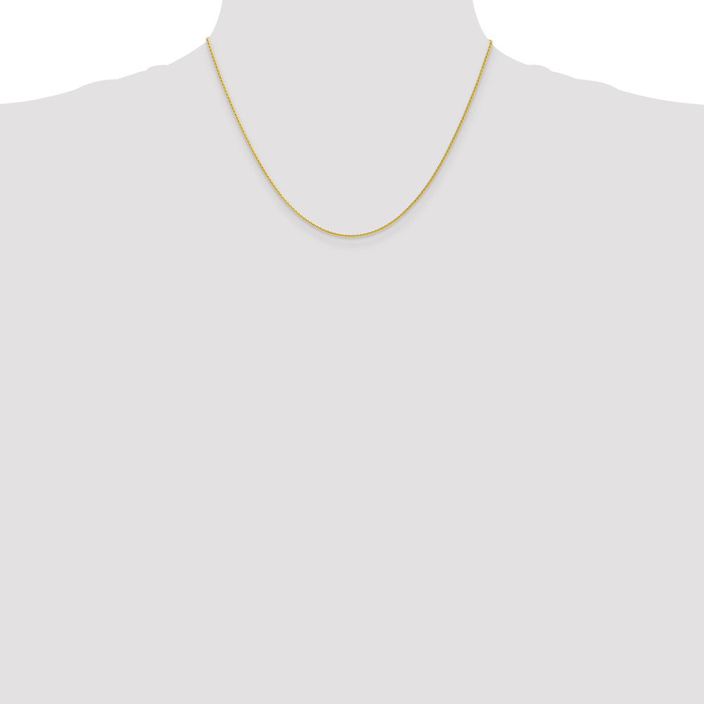 10k Yellow Gold 1.2 mm Parisian Wheat Chain (2.28 grams)