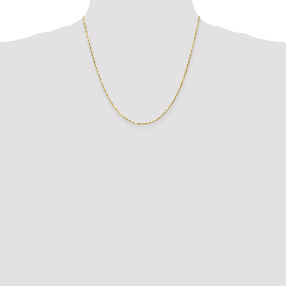10k Yellow Gold 1.2 mm Parisian Wheat Chain (2.28 grams)