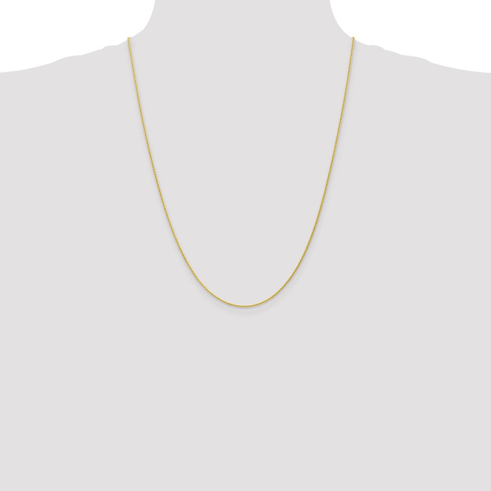 10k Yellow Gold 1.2 mm Parisian Wheat Chain (2.28 grams)