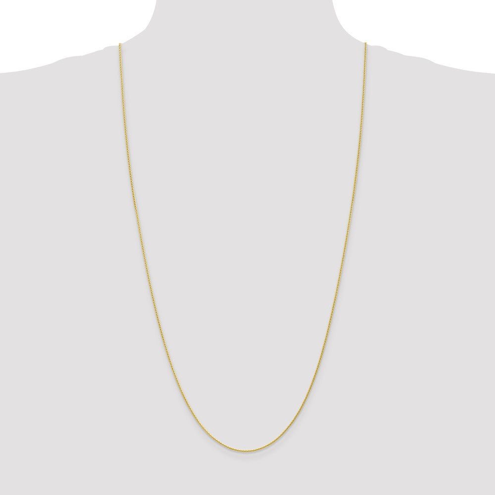 10k Yellow Gold 1.2 mm Parisian Wheat Chain (2.28 grams)