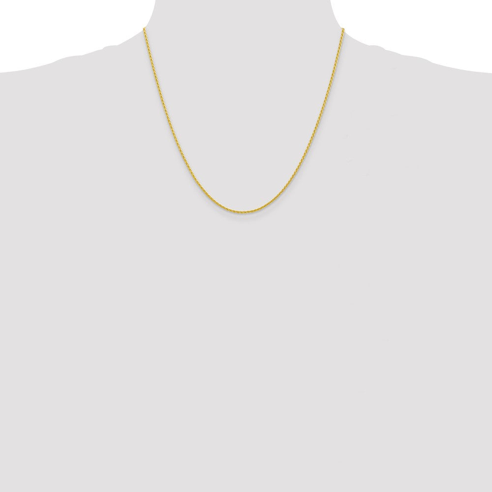 10k Yellow Gold 1.5 mm Parisian Wheat Chain (3.7 grams)