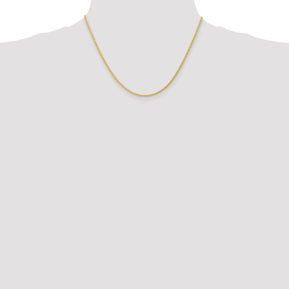 10k Yellow Gold 1.75 mm Parisian Wheat Chain (5.72 grams)