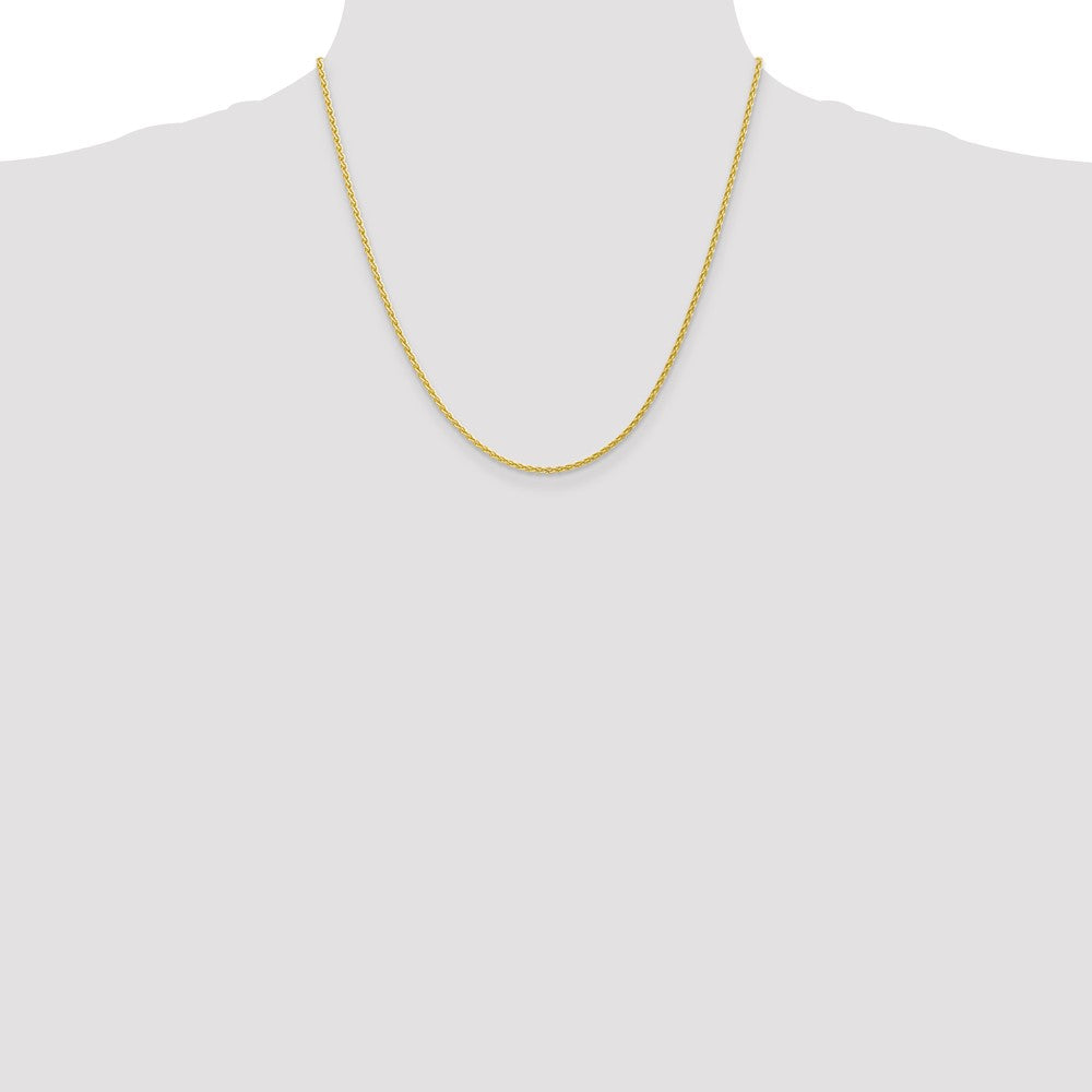 10k Yellow Gold 1.75 mm Parisian Wheat Chain (5.72 grams)