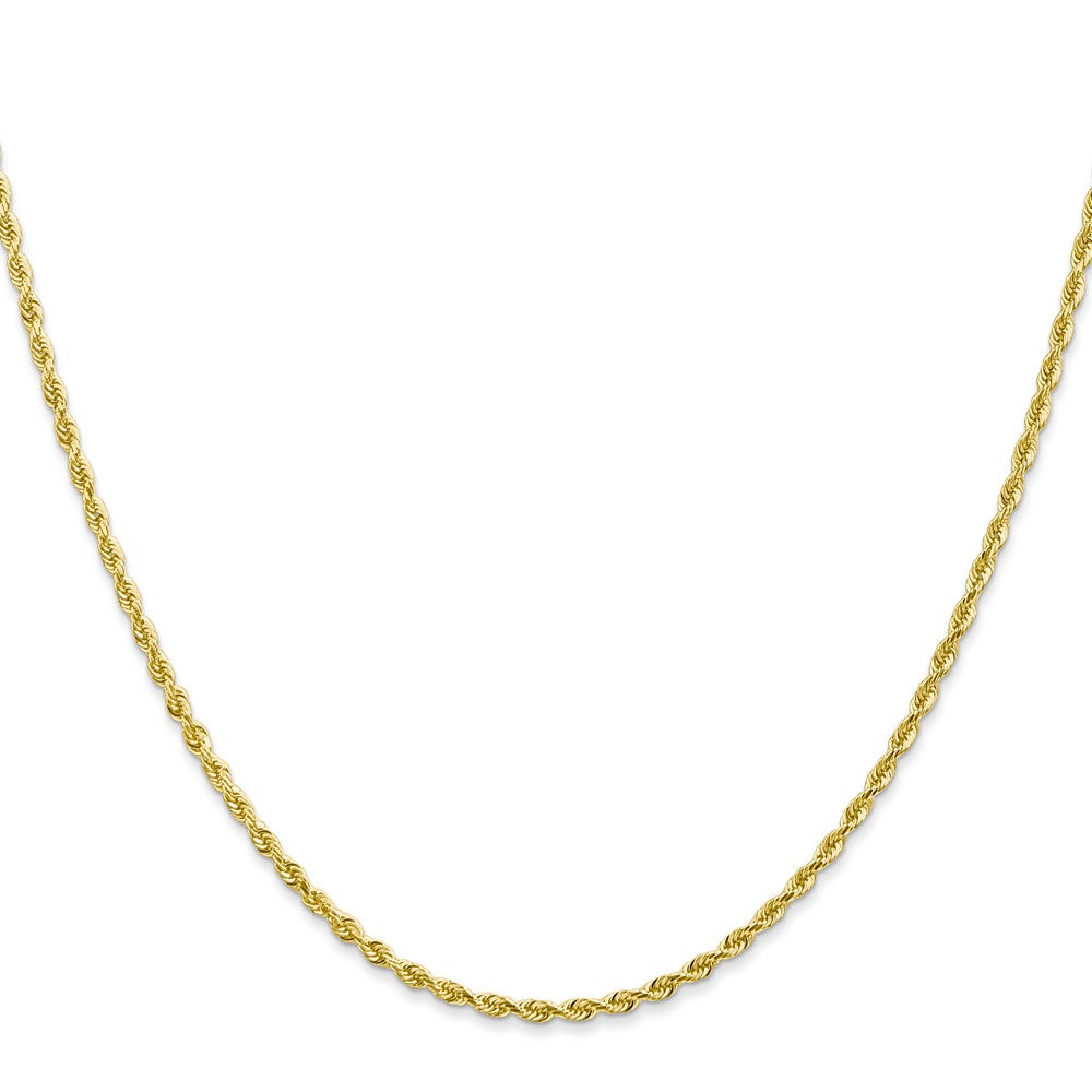 10k Yellow Gold 2 mm D/C Quadruple Rope Chain (4.33 grams)