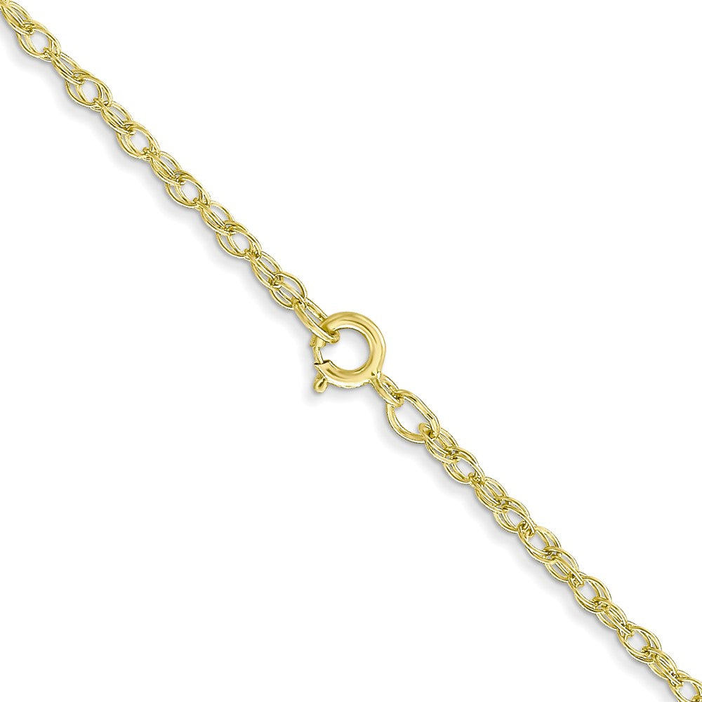 14k Yellow Gold 1.35 mm Carded Cable Rope Chain (1.99 grams)
