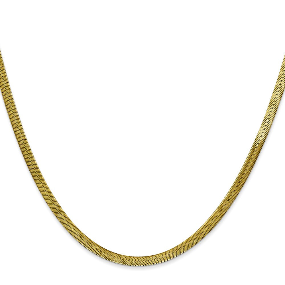 10k Yellow Gold 3 mm Silky Herringbone Chain (4.72 grams)
