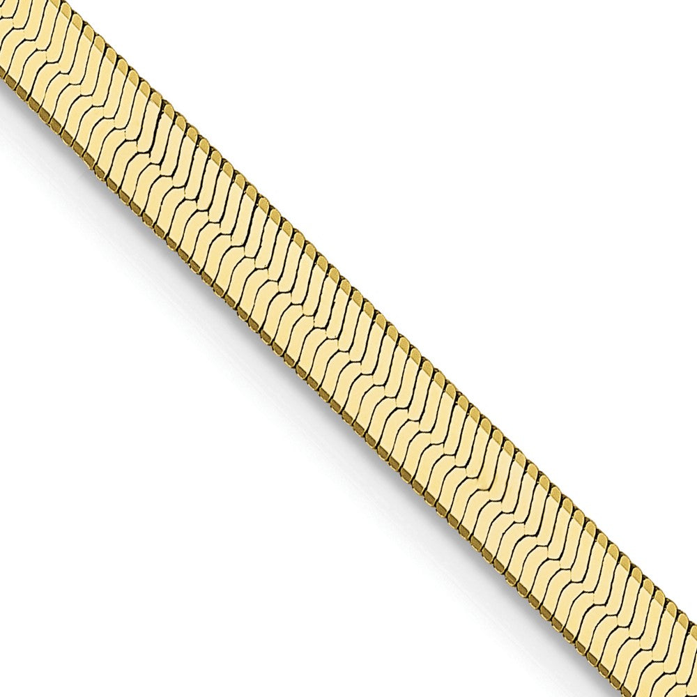 10k Yellow Gold 3 mm Silky Herringbone Chain