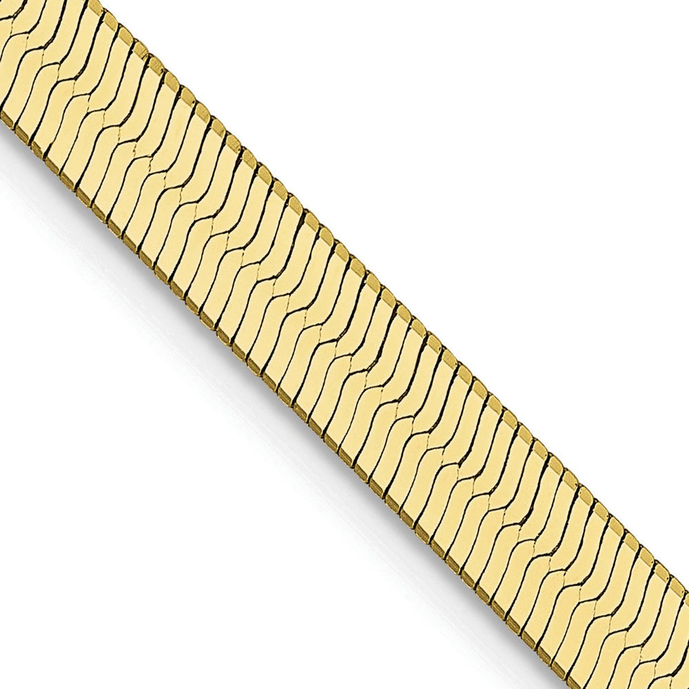 10k Yellow Gold 4 mm Silky Herringbone Chain (6.54 grams)