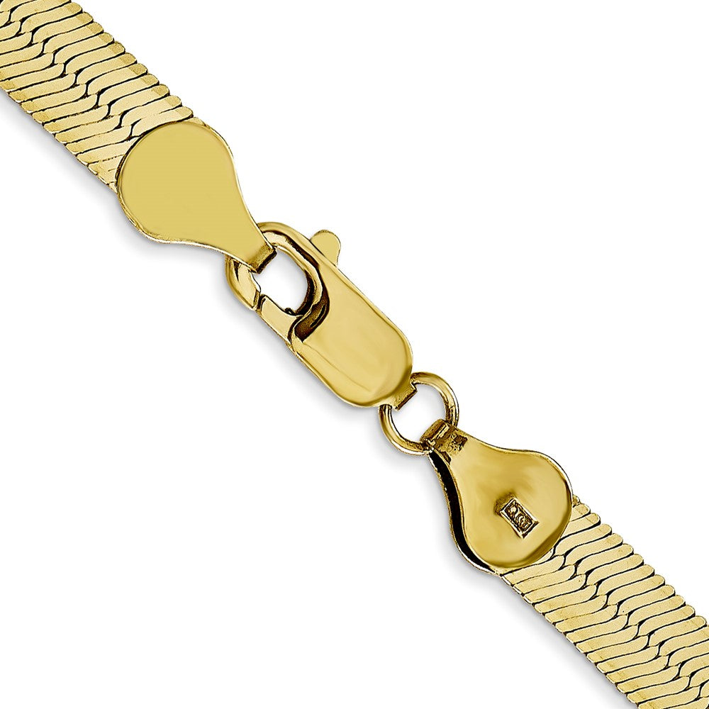 10k Yellow Gold 5.5 mm Silky Herringbone Chain (10.67 grams)