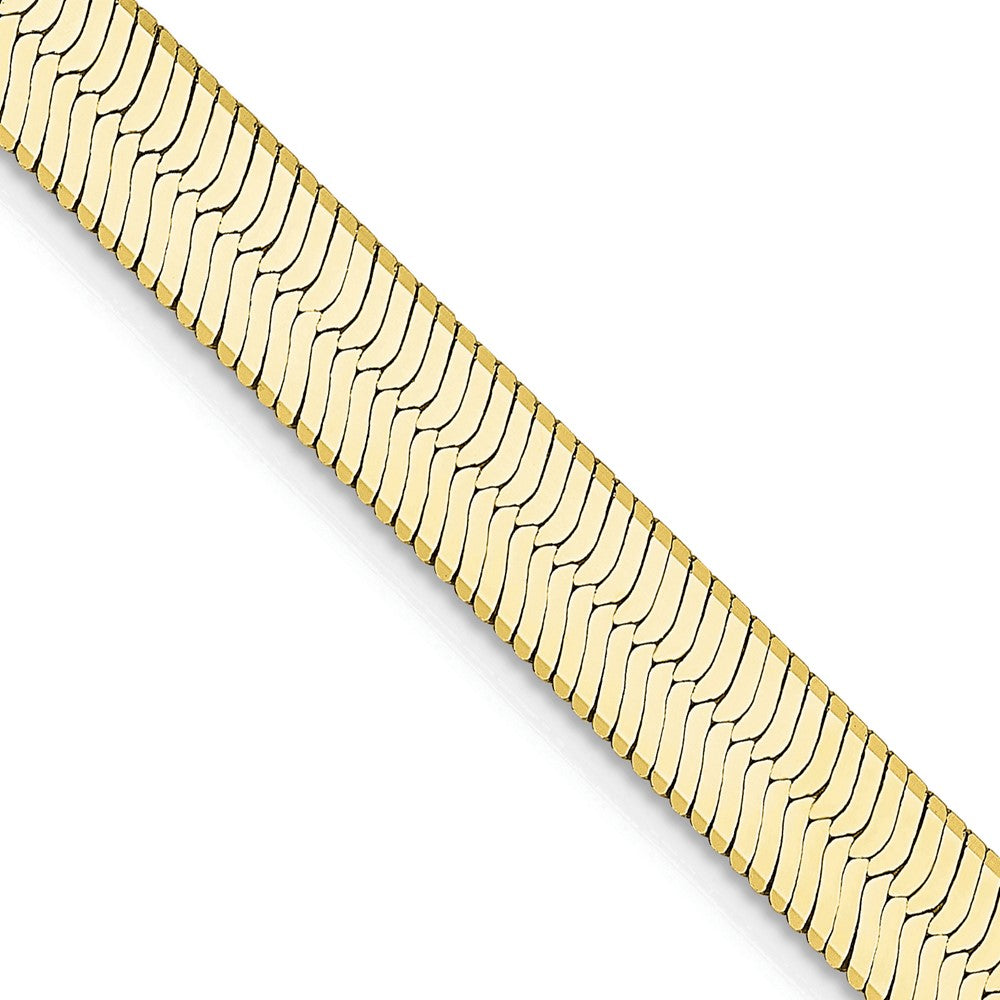 10k Yellow Gold 5.5 mm Silky Herringbone Chain