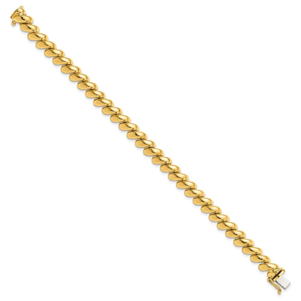 10k Yellow Gold 8 mm San Marco Bracelet (12.9 grams)