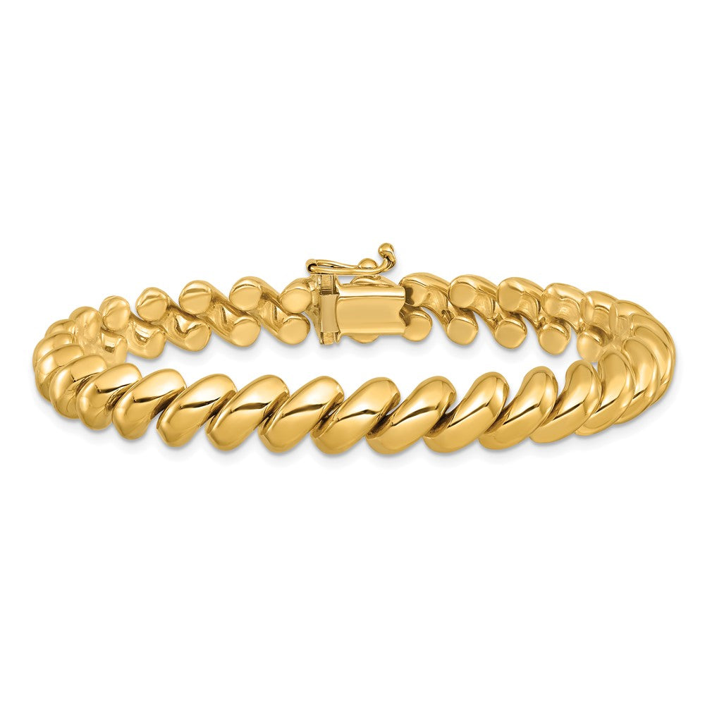 10k Yellow Gold 8 mm San Marco Bracelet (12.9 grams)