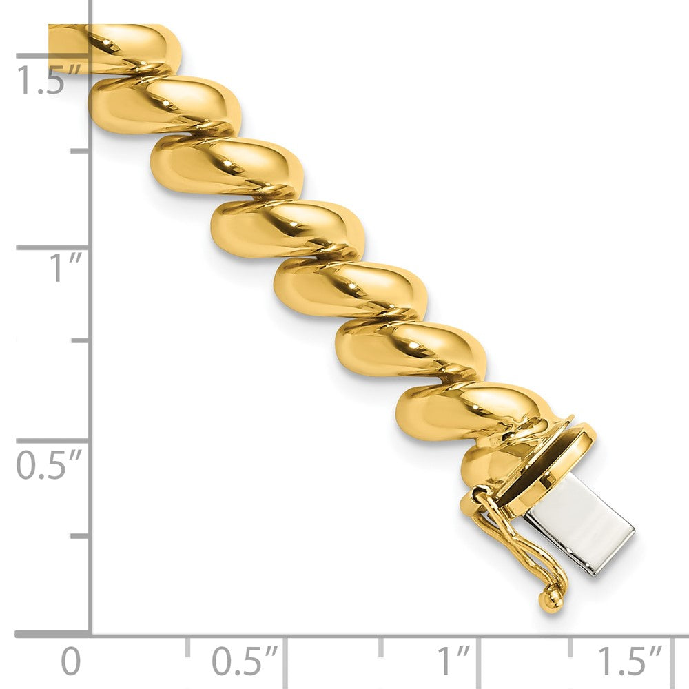 10k Yellow Gold 8 mm San Marco Bracelet (12.9 grams)