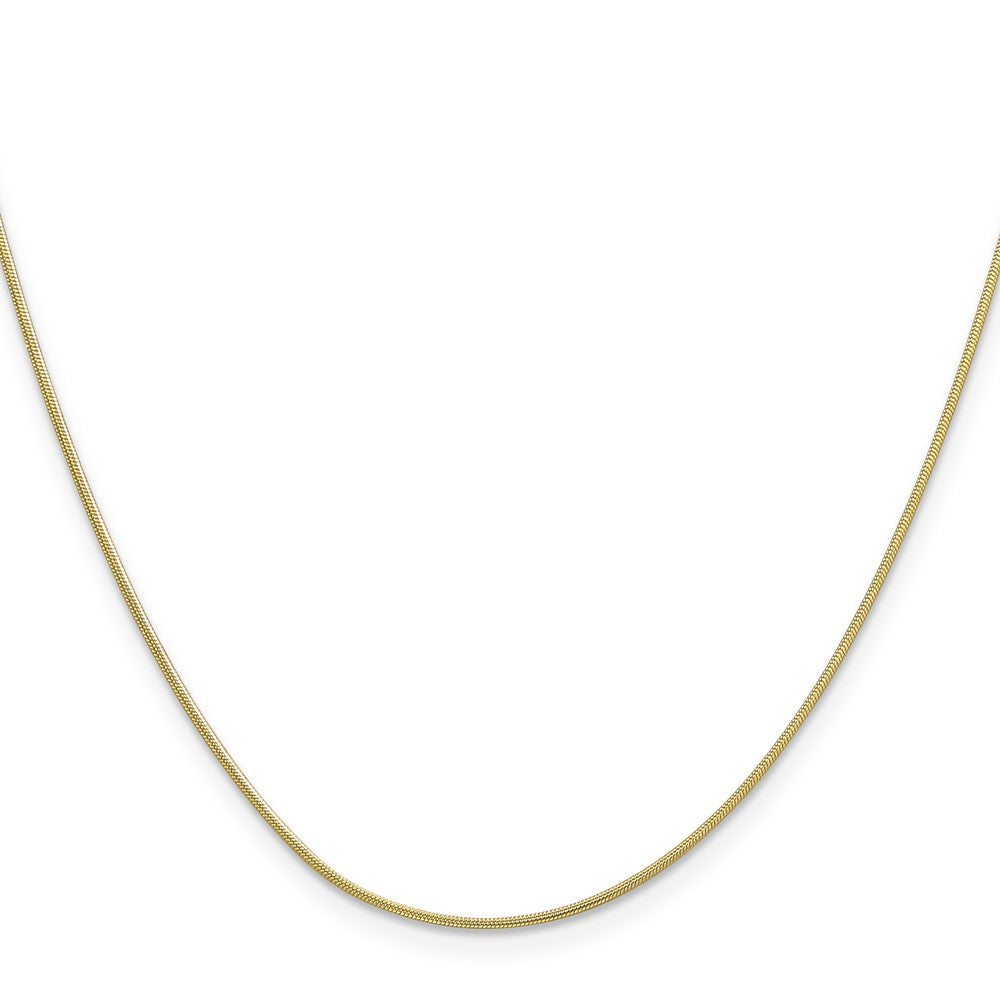 10k Yellow Gold 0.9 mm Round Snake Chain (3.18 grams)