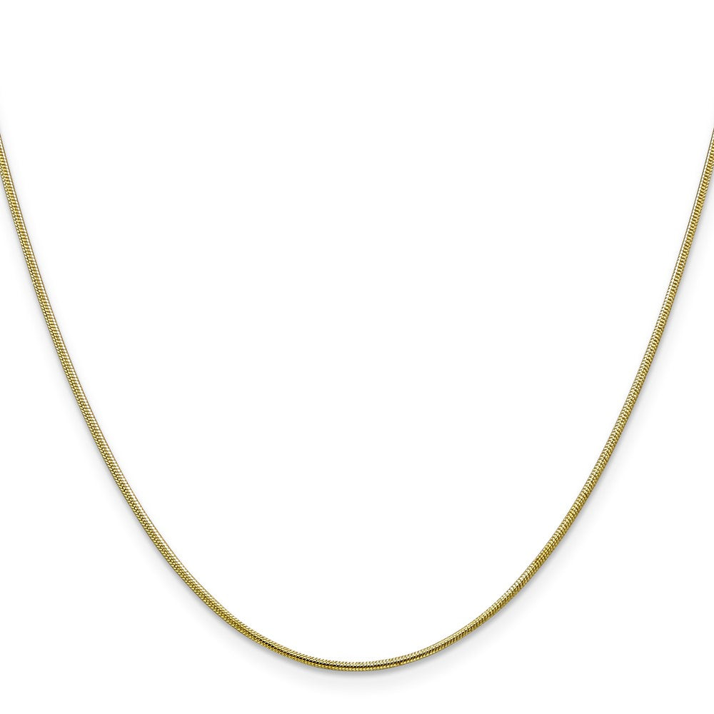 10k Yellow Gold 1.1 mm Round Snake Chain (3.97 grams)