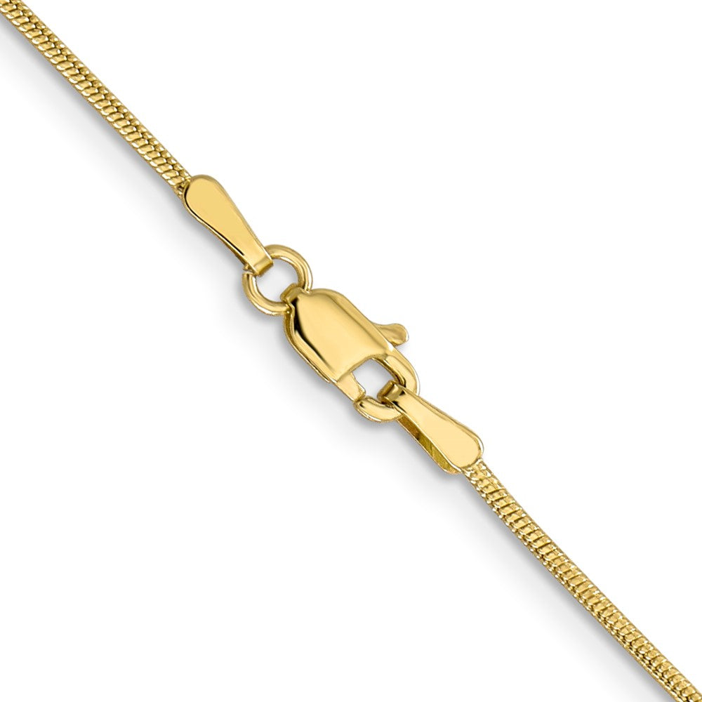 10k Yellow Gold 1.1 mm Round Snake Chain (3.97 grams)