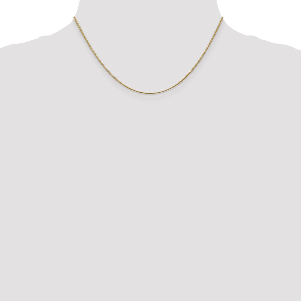 10k Yellow Gold 1.1 mm Round Snake Chain (3.97 grams)