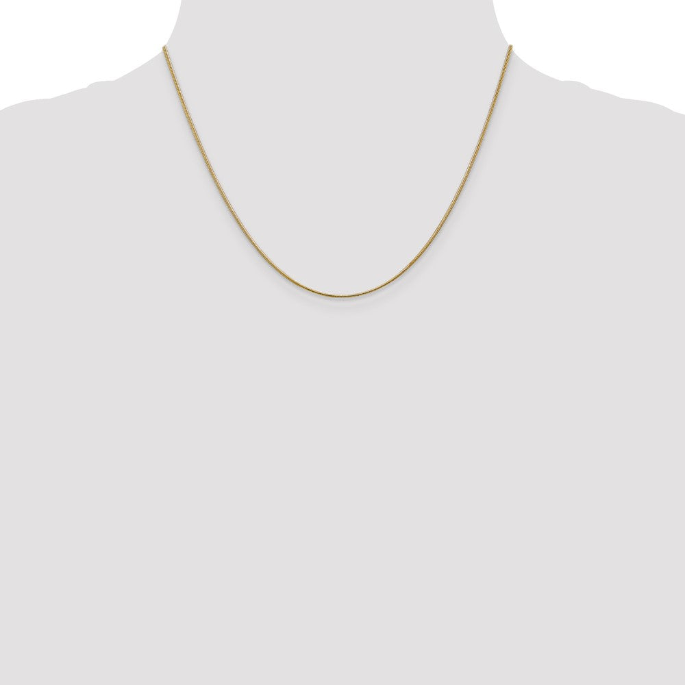 10k Yellow Gold 1.1 mm Round Snake Chain (3.97 grams)