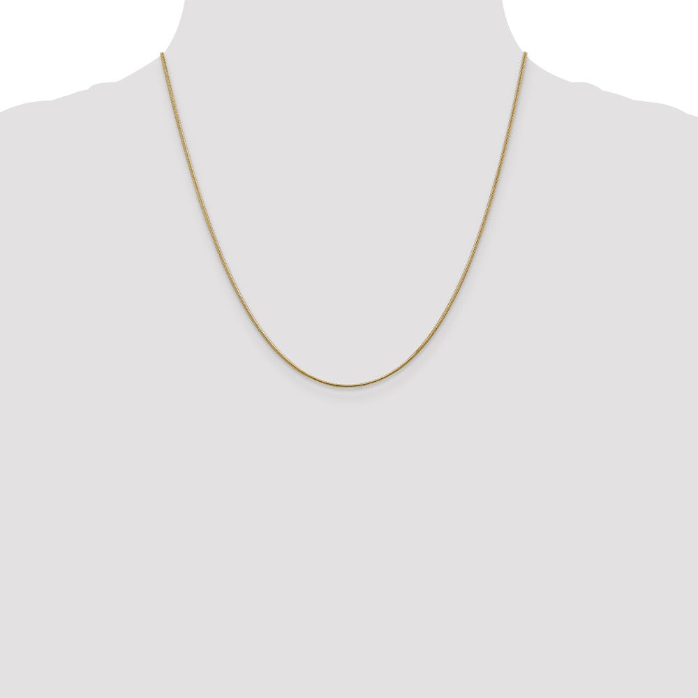 10k Yellow Gold 1.1 mm Round Snake Chain (3.97 grams)