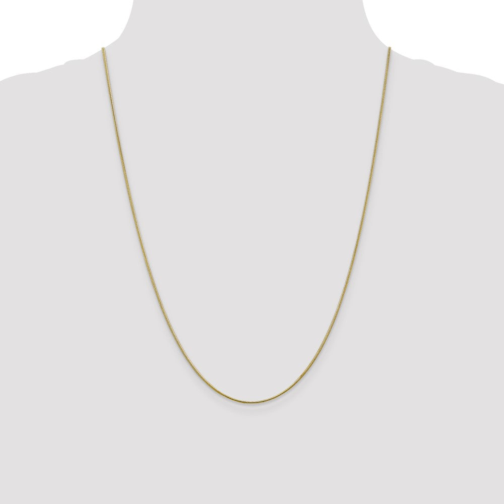 10k Yellow Gold 1.1 mm Round Snake Chain (3.97 grams)