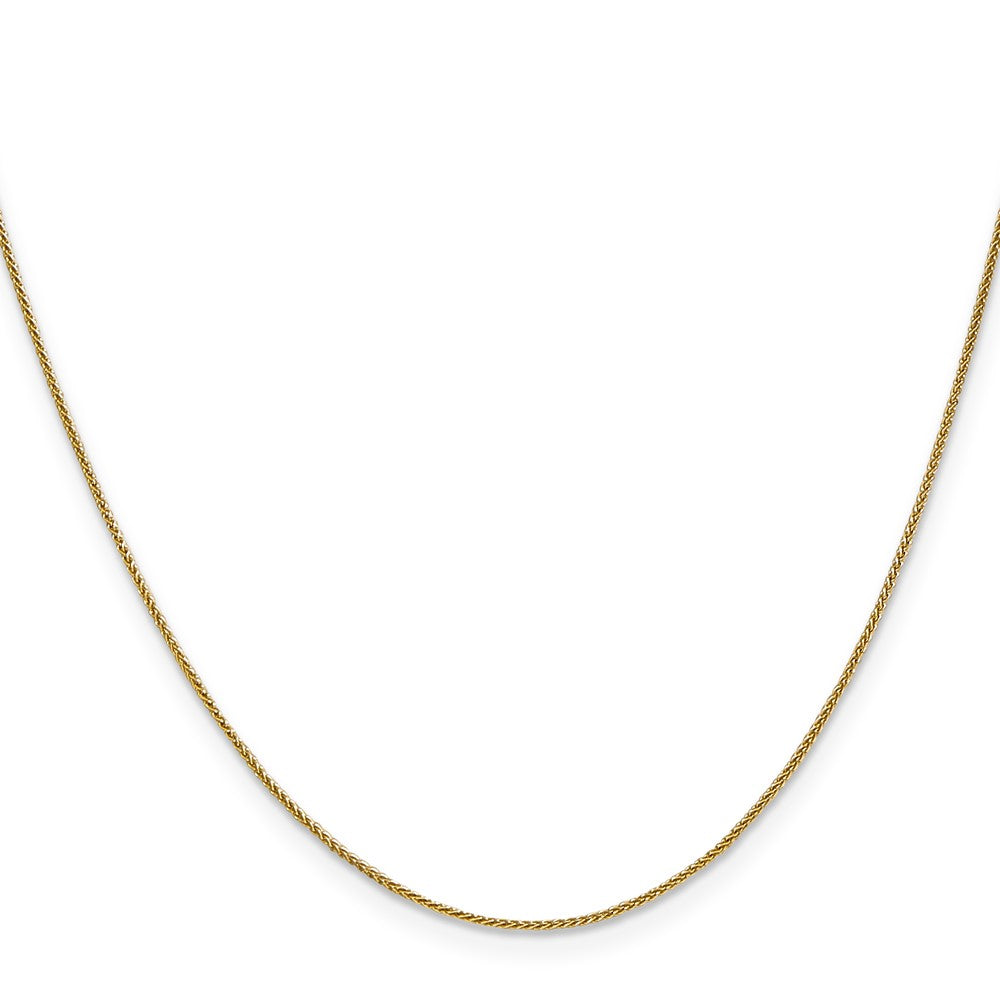 10k Yellow Gold 0.85 mm Spiga Chain (1.24 grams)