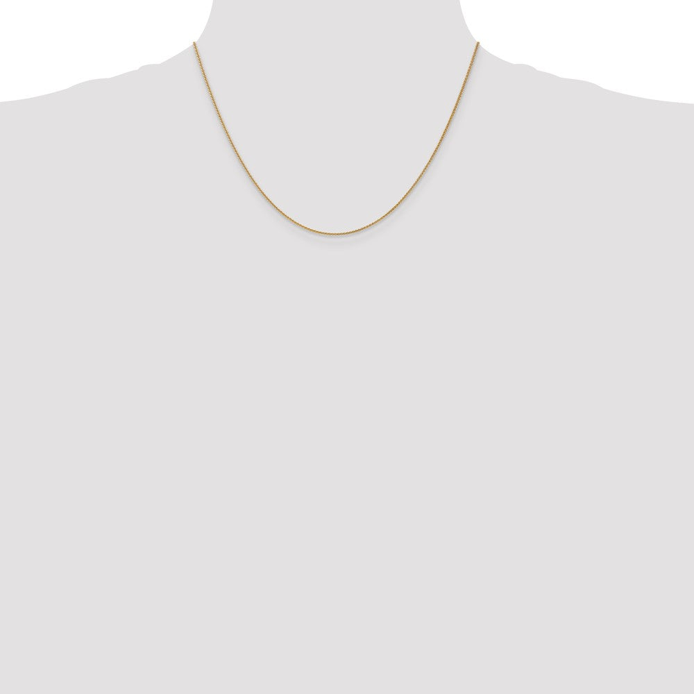 10k Yellow Gold 1.05 mm Spiga Chain (1.81 grams)