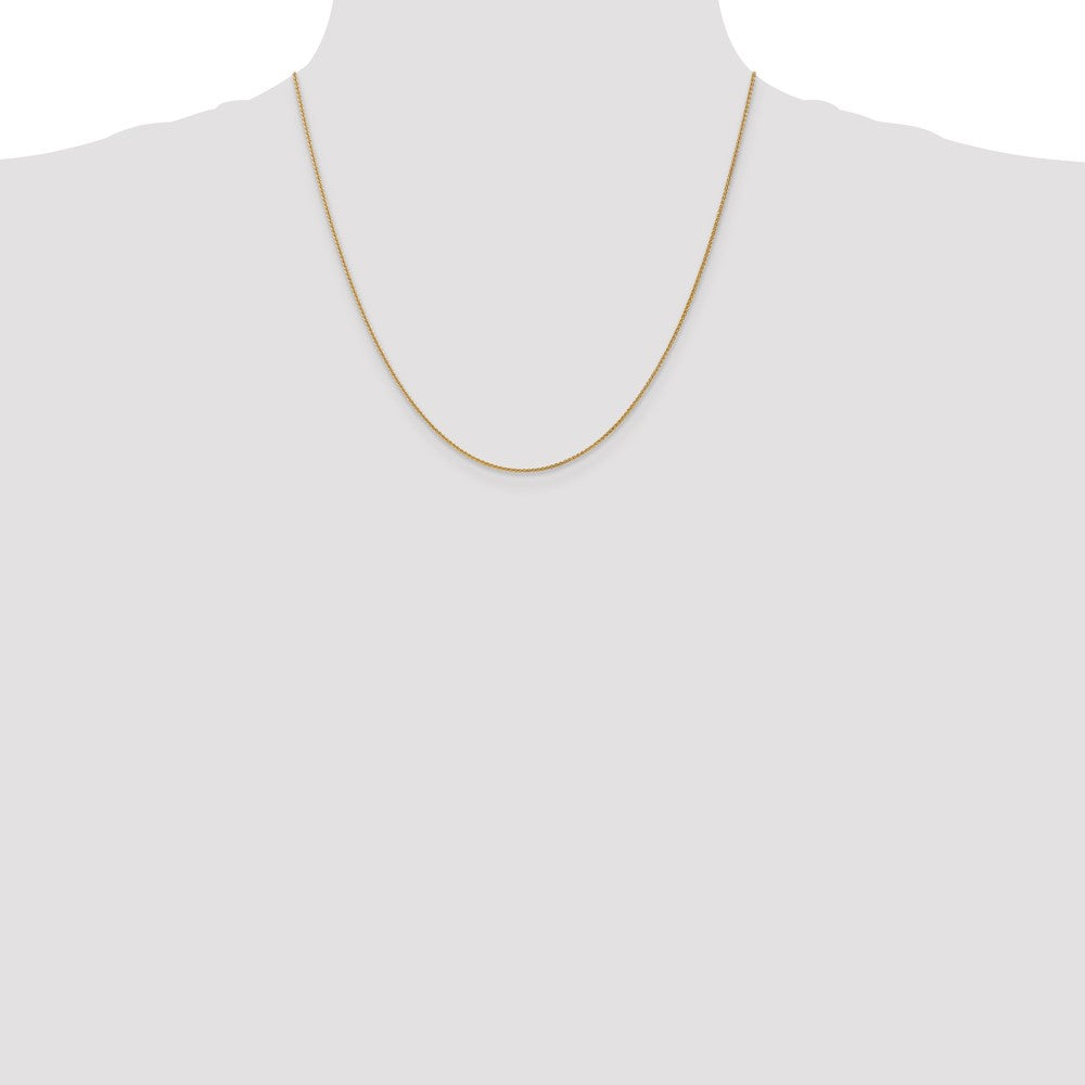 10k Yellow Gold 1.05 mm Spiga Chain (1.81 grams)