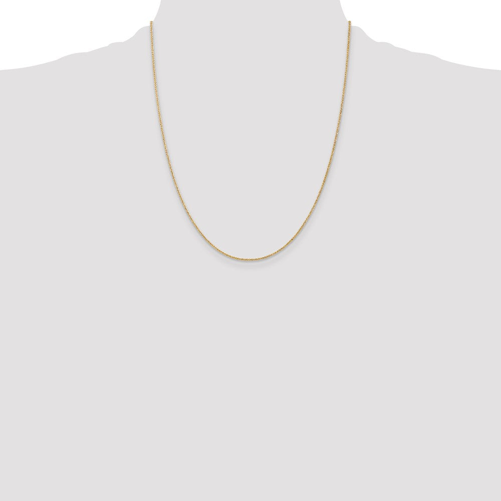 10k Yellow Gold 1.05 mm Spiga Chain (1.81 grams)