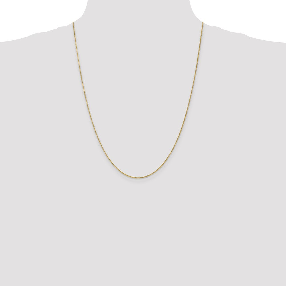 10k Yellow Gold 1.05 mm Spiga Chain (1.81 grams)