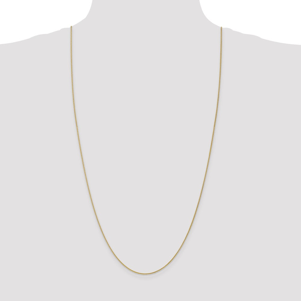 10k Yellow Gold 1.05 mm Spiga Chain (1.81 grams)